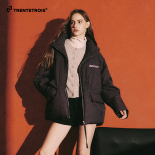 33潮牌羽绒服3D 立体羽绒分隔结构蓬松立体保暖羽绒外套