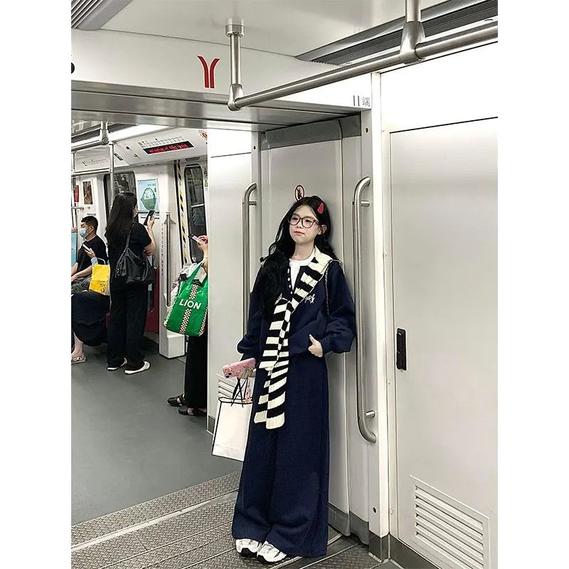 三件套装韩版时尚长袖假