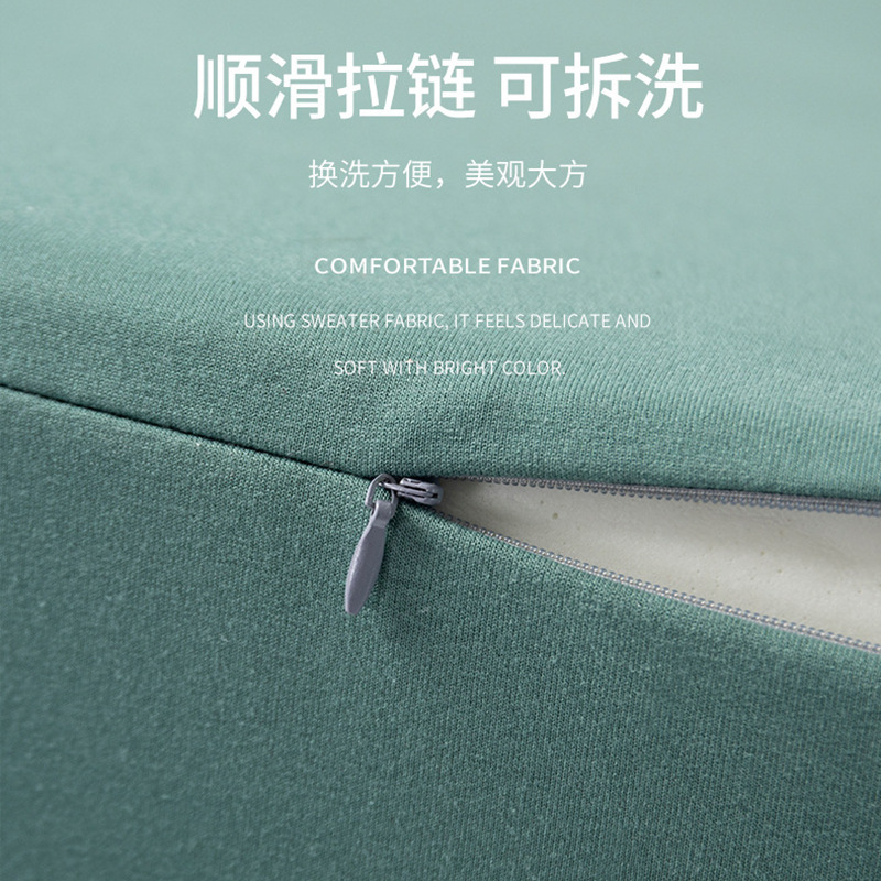 记忆棉靠枕三角护腰枕沙发大靠背垫办公室腰靠床头靠垫抱枕家居