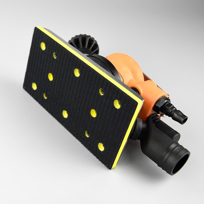 台湾BOOXT直供AT-7019BV四方震动精密砂纸打磨机气动吸尘抛光平面