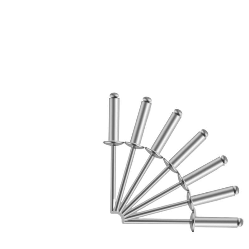 2.4/3.2/4/5mm铝制拉钉抽芯开口型平圆头抽芯铆钉拉铆钉铝拉卯钉
