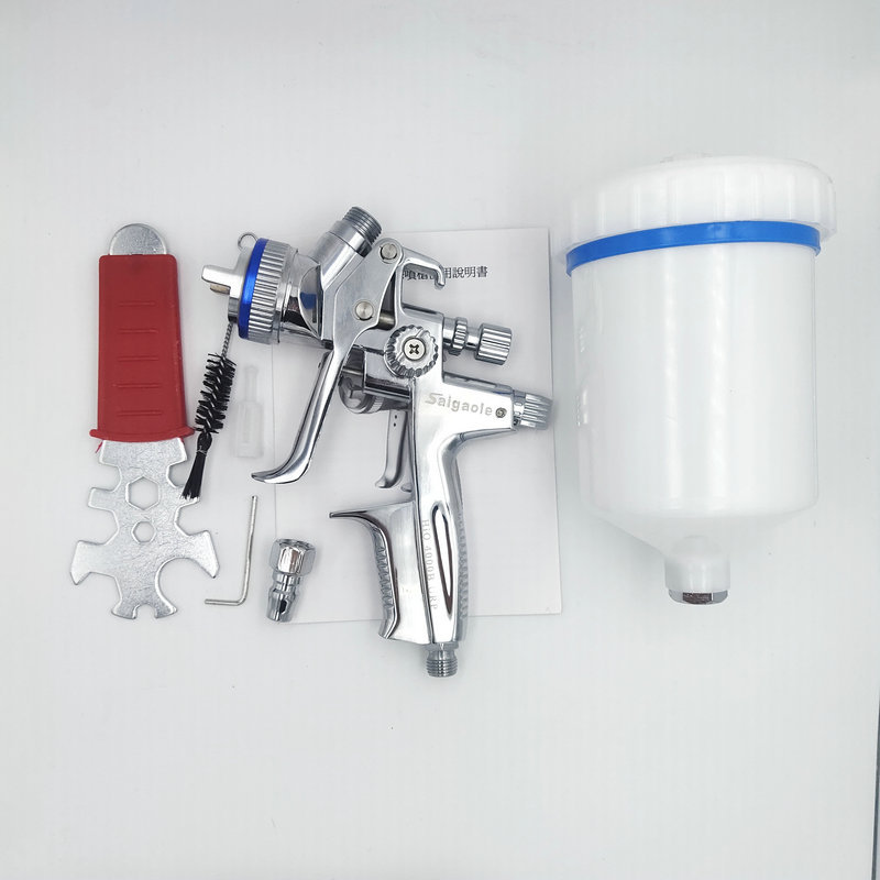4000镀铬油漆喷枪金属漆汽车漆水性乳胶气动喷漆枪高雾化喷涂工具