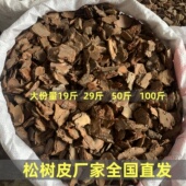 发酵松树皮100斤大包兰花专用植料石斛种植春兰蝴蝶兰种植 营养土