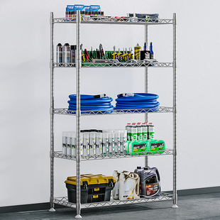厨房置物架家用多层收纳架客厅杂物间快递货架储物架子落地整理架