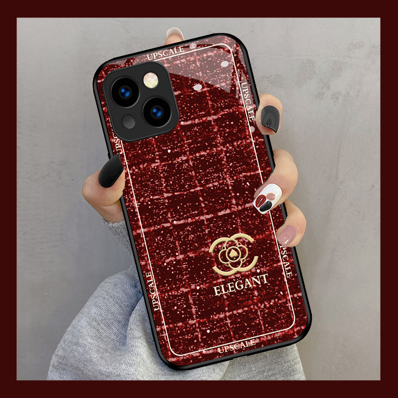 苹果手机壳钢化玻璃壳