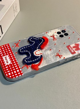 2026马上有钱适用华为nova15手机壳nove14活力版13ultra卡通12pro刺绣11se小马10z新年2plus红色7i本命年3e/9