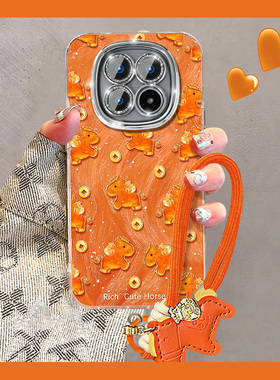 马上有钱适用vivoiqooz11turbo手机壳iqooz10turbopro新年z9turbo+橙色z8x小马z7x带z5挂件u3挂绳u1x十vivo女