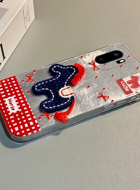 2026马上有钱适用oppo一加ace6t手机壳1+15卡通ace5竞速版13t刺绣12小马11pro新年3v红色9rt马年8/7十oneplus