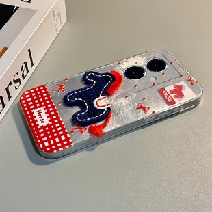 2026马上有钱适用vivoy500pro手机壳y50m卡通y300gt刺绣y200t小马y100i新年y77e红色y78 本命年y93s十vivo女p