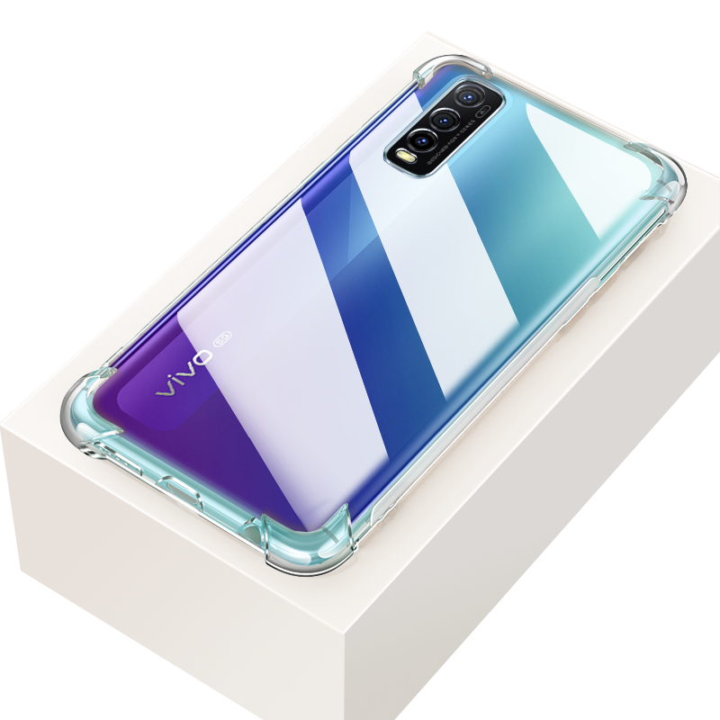 vivoy70s手机壳VivoV2002A四角气囊y50防摔透明壳y3全包边硅胶y5s保护套y7s超薄y9s软外壳防爆新品男女款潮牌