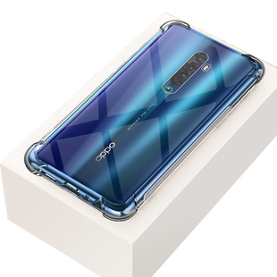 OPPOreno2手机壳opoReno2Z四角气囊防摔透明壳Z十简约reno10倍变焦版全包防爆硅胶保护套外壳新品款潮牌超薄