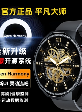 新款平凡大师HT30智能手表鸿蒙开源系统高科技健康运动检测多功能