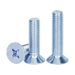 8.8级高强度镀锌十字槽沉头螺丝