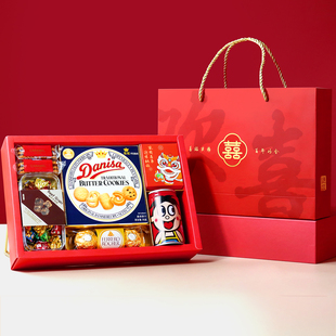 结婚喜糖成品礼盒含糖结婚回礼婚礼专用喜饼婚宴糖果高端伴手礼品