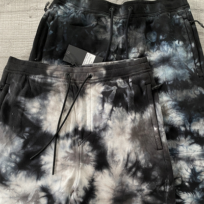 ZANEROBE水洗扎染束脚裤休闲裤男