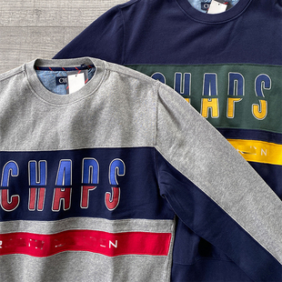 撞色一抓绒卫衣外套男女情侣款 经典 复古常青藤风格