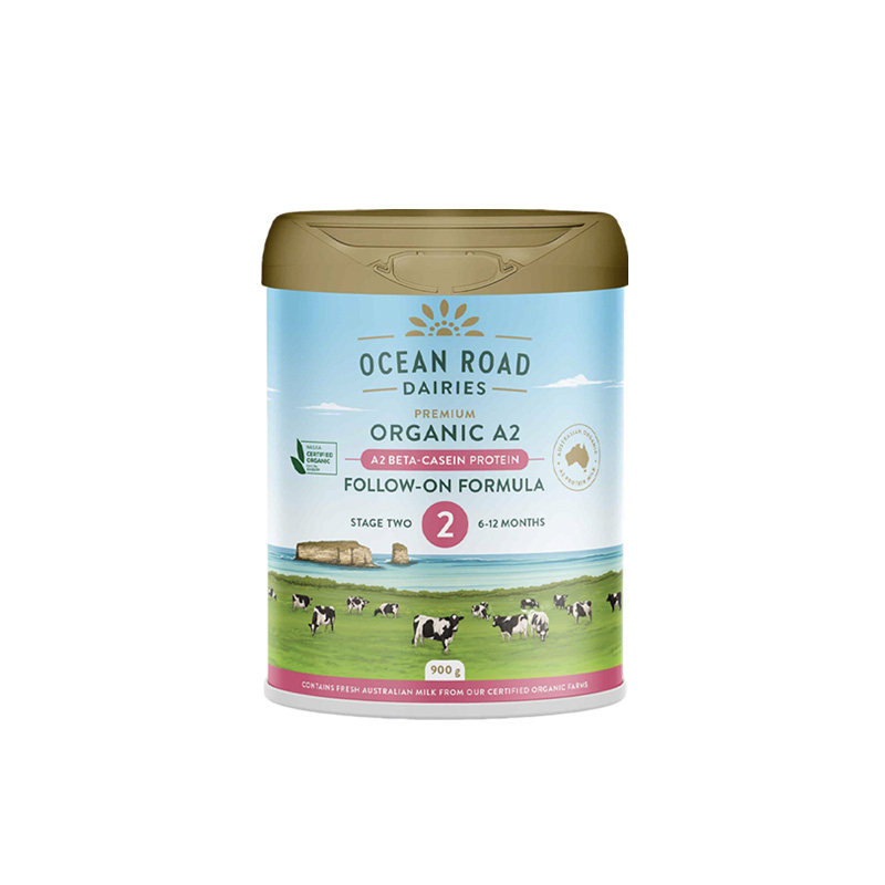 OCEAN ROAD DAIRIES大洋路有机A2婴幼儿奶粉2段900g 效期27.7