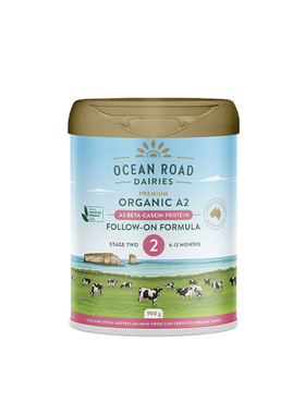 OCEAN ROAD DAIRIES大洋路 有机A2婴幼儿奶粉2段 900g 单罐&多罐