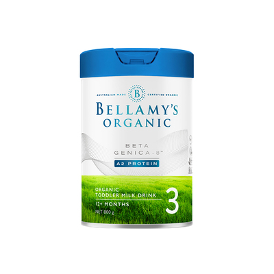 Bellamys贝拉米白金版有机A2婴儿配方奶粉3段12-36个月800g/罐