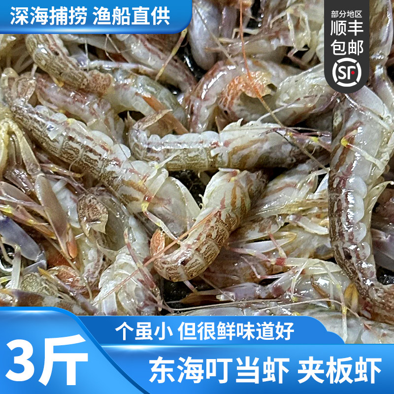 海捕叮当虾鲜活冷冻东海新鲜嘎嘣虾夹板虾嘎巴虾大花虾鼓虾狗虾,水产肉类/新鲜蔬果/熟食,冻虾,淘宝优惠券,粉丝福利购,淘宝优惠卷