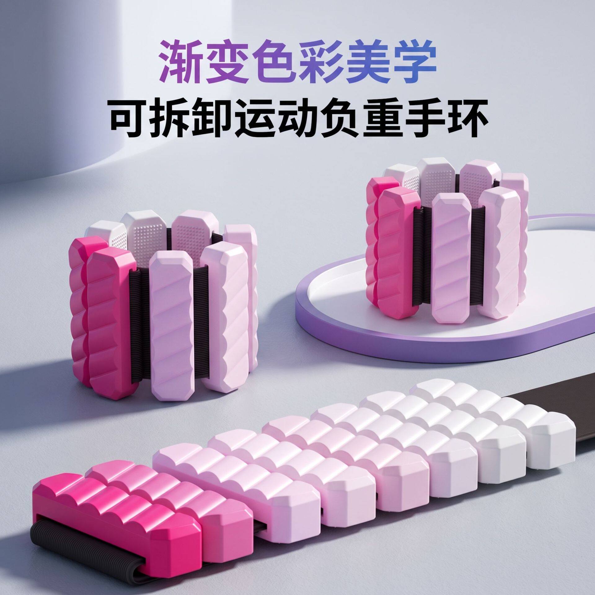 可调节重量负重手环男女