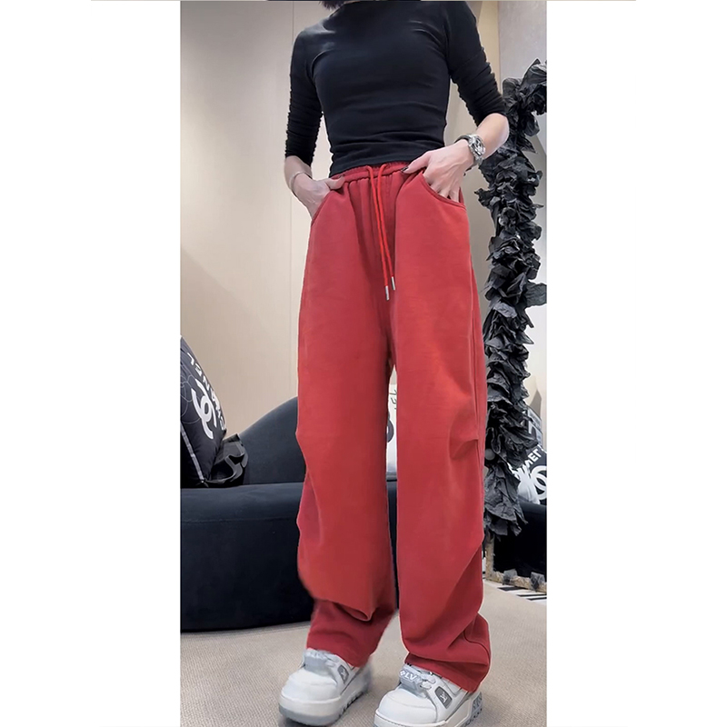 设计感小众百搭显瘦休闲裤女2025