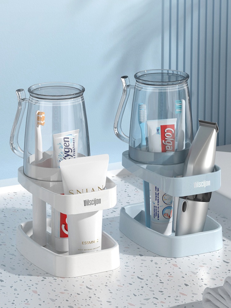 日本牙杯漱口杯子家用学生宿舍牙刷杯套装牙具牙缸洗漱用品置物架