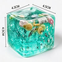Maltose snowflake ice cube Squeeze Fun Stress-relieving toy, transparent ice cube, high appearance level, stress-relieving wonder, squeeze release cross thumbnail 6