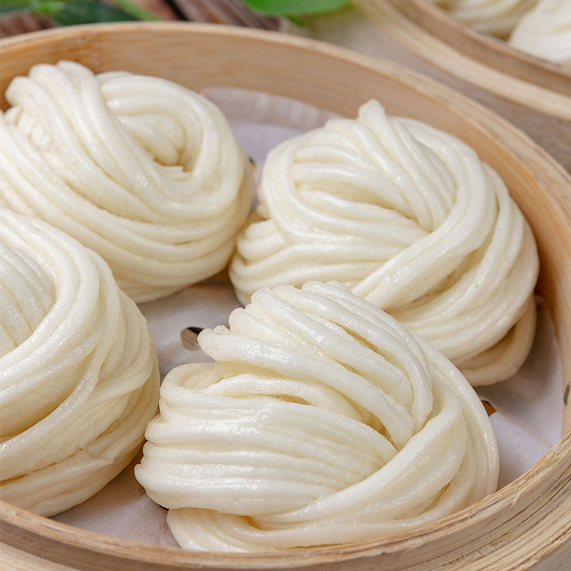 银丝卷10个天津馒头千丝花卷酒店饭店餐饮用特色半成品面食早餐