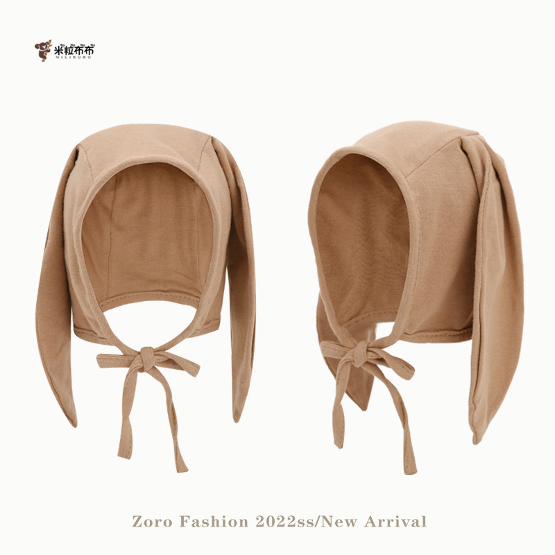 婴儿帽子春秋薄款兔耳朵胎帽宝宝护耳套头帽新生儿可爱超萌包头帽,童装/婴儿装/亲子装,帽子,淘宝优惠券,粉丝福利购,淘宝优惠卷