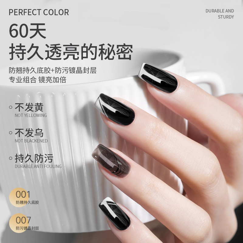 6-Function Gel Nail Set with Matte and Tempered Top Coats - Product image 2