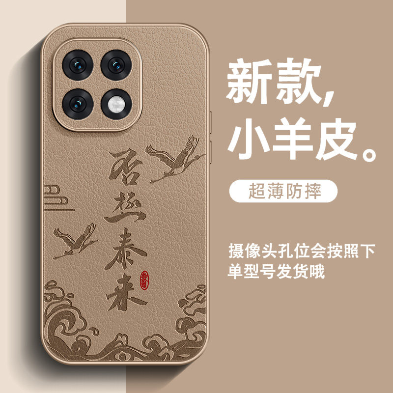 否极泰来适用IQOO15手机壳ultra新款iqoo13小羊皮iqoo12pro男高级感iqoo11全包防摔10简约中国风超火保护套图片