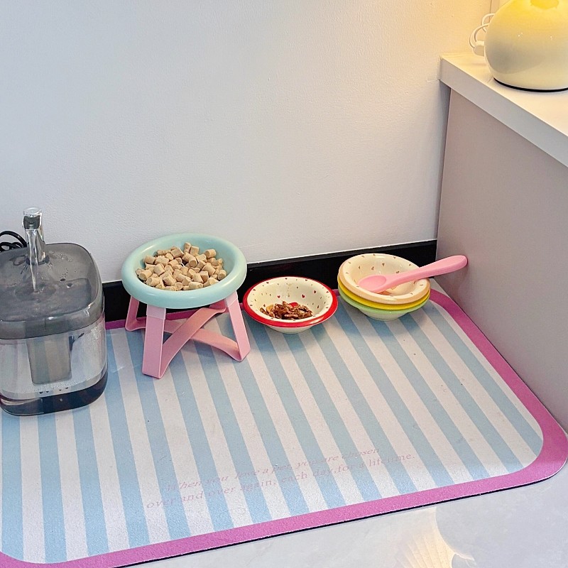硅藻泥宠物猫咪狗狗餐垫宠物碗防溅防漏耐脏易清洁地垫多巴胺新款,宠物/宠物食品及用品,猫狗垫子,淘宝优惠券,粉丝福利购,淘宝优惠卷