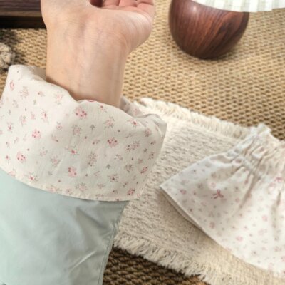 日式袖套羽绒服专用袖套女上班耐脏服防脏神器护袖保暖套袖袖筒