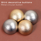 时尚 扣手缝 饰扣毛衣外套开衫 金属蘑菇头衬衫 纽扣女大衣风衣精致装