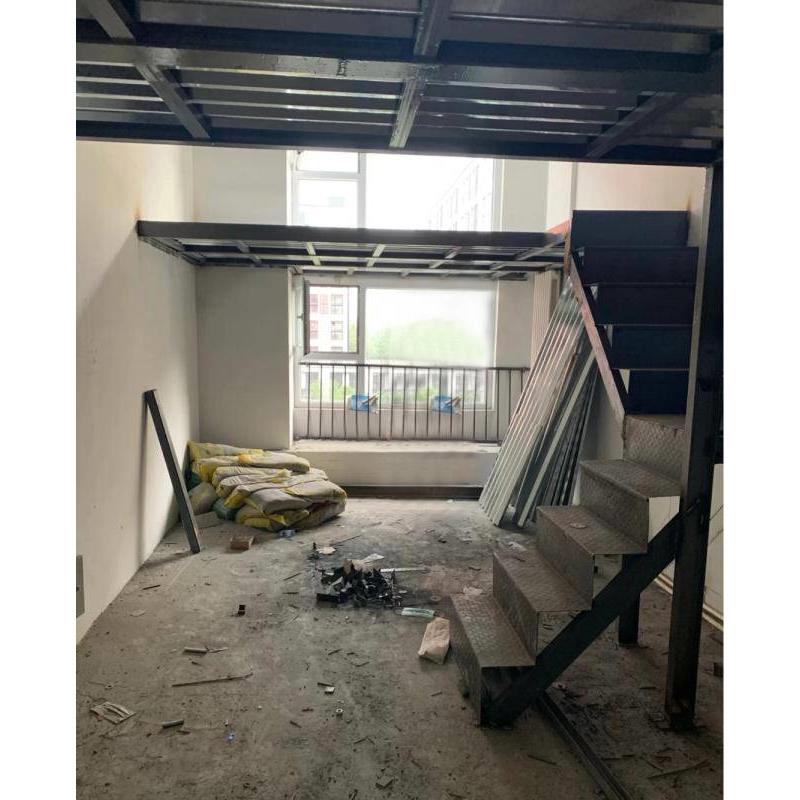 深圳钢结构隔层搭建二层复式公寓阁楼厂房loft隔断楼梯商铺搭房屋
