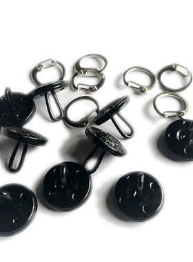 促销高档金属纽扣保安服五角星银色黑色四合扣子保安扣扣子大全