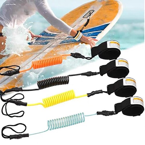 冲浪板滑水绳Surfboard冲浪脚绳配件多色滑水板脚安全绳