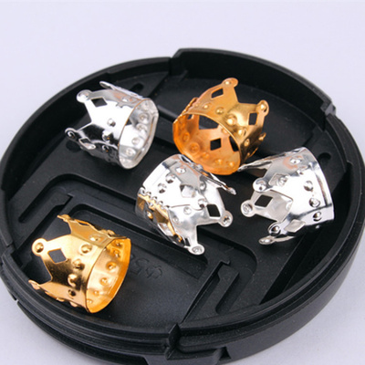 镂空皇冠假发环雷鬼脏辫接发扣头