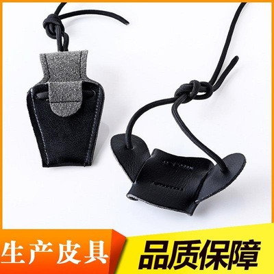 弓箭器材黑色超纤大上弦绳上弦器