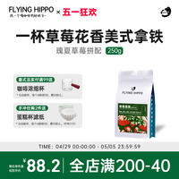 FLYINGHIPPO 草莓瑰夏 花果香调精品意式浓缩美式拿铁咖啡豆250g