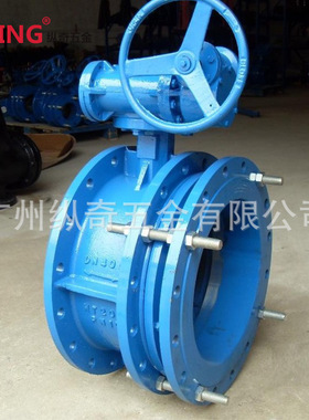GD343X碳钢地下防盗管网法兰蝶阀GD341X不锈钢伸缩器可调节阀门