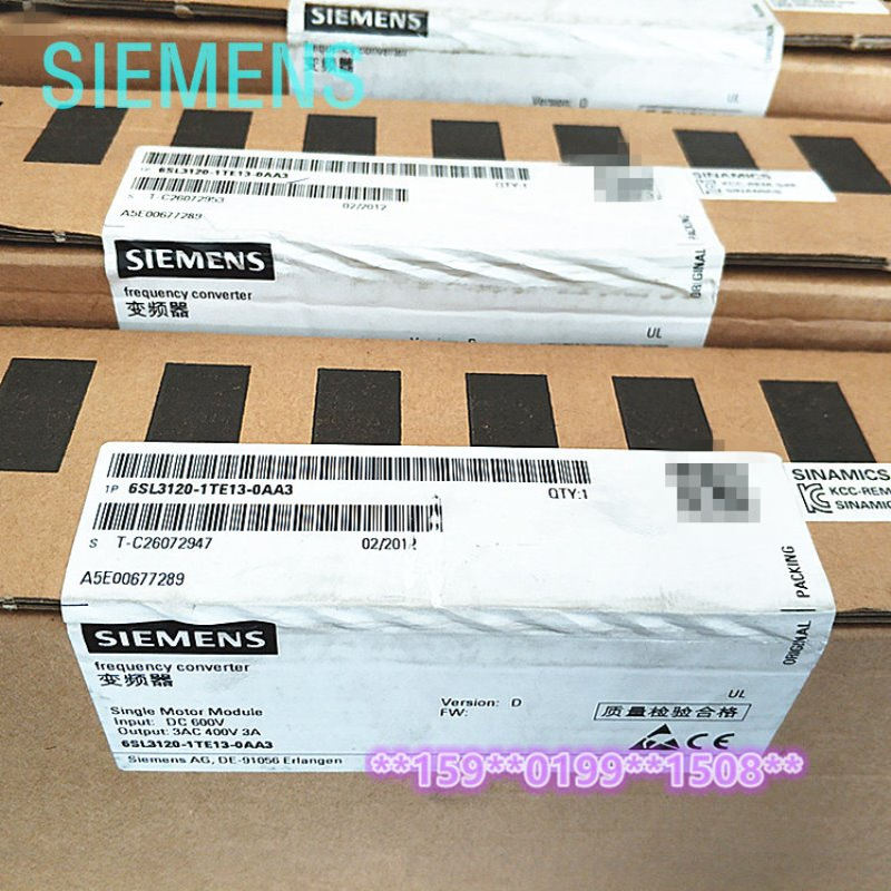 6SL3120-1TE13-0AB0 S120驱动器模块 升级 6SL3120-1TE13-0AA4