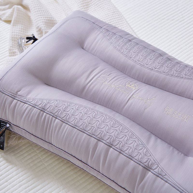 枕芯枕头臻丝缎乳胶枕枕头枕芯48*74cm