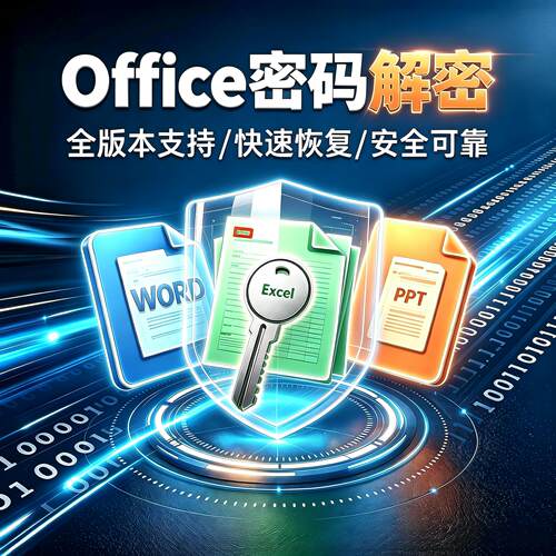 Excel/Word/PDF/PPT忘记密码解锁