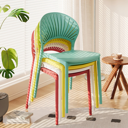 【送货上门】家用可叠放耐用椅子