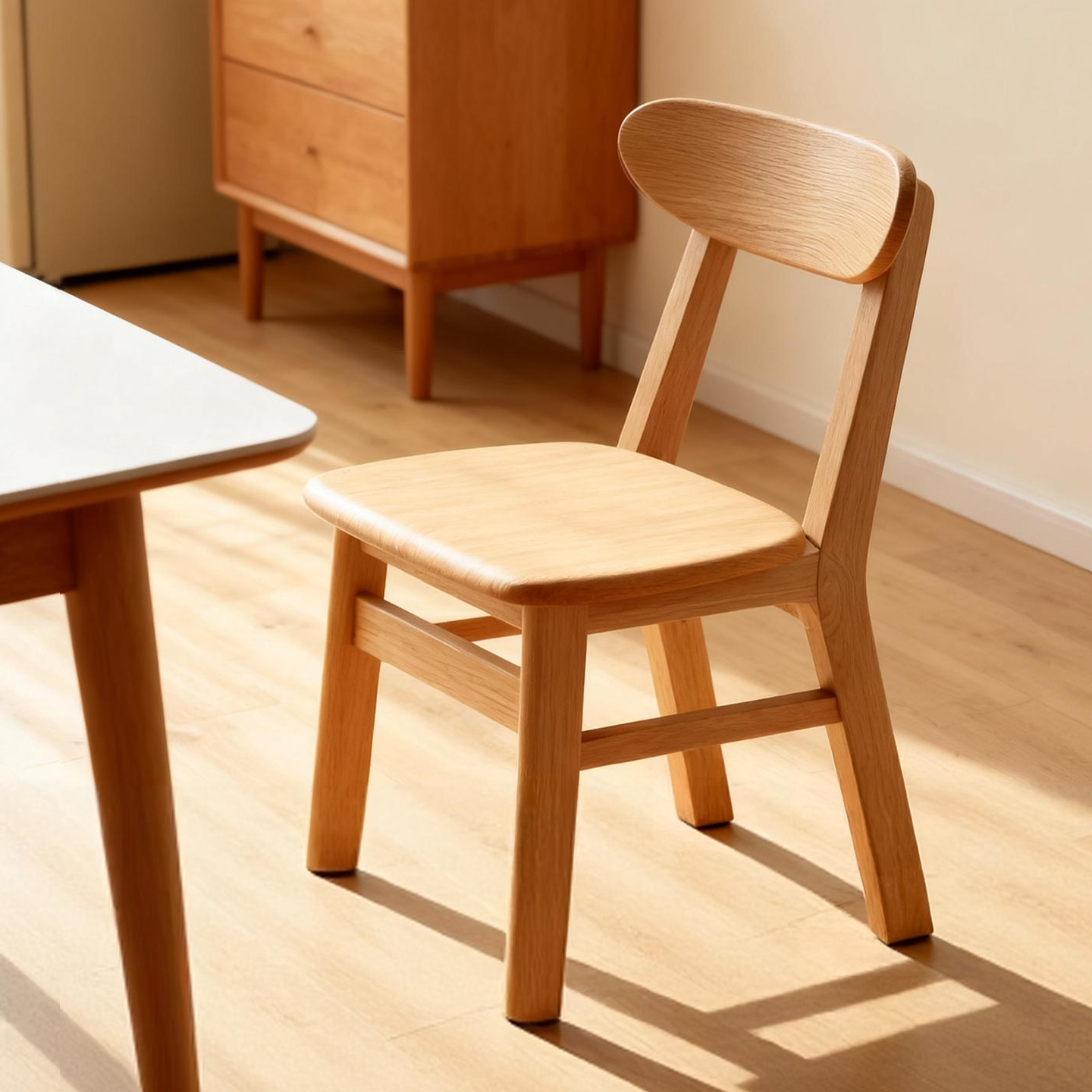 【出口品质】复古简约实木蝴蝶椅