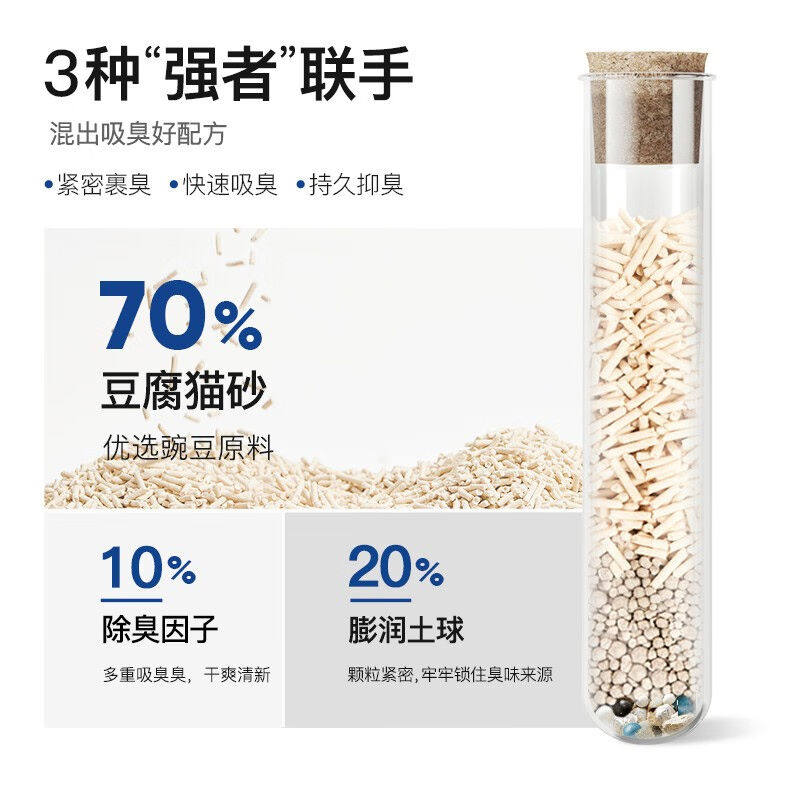 盒边豆腐低尘高效结团除臭猫砂奶香猫沙整箱混合猫砂高性价比高么？