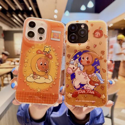 可爱骑小白马星星人苹果17手机壳