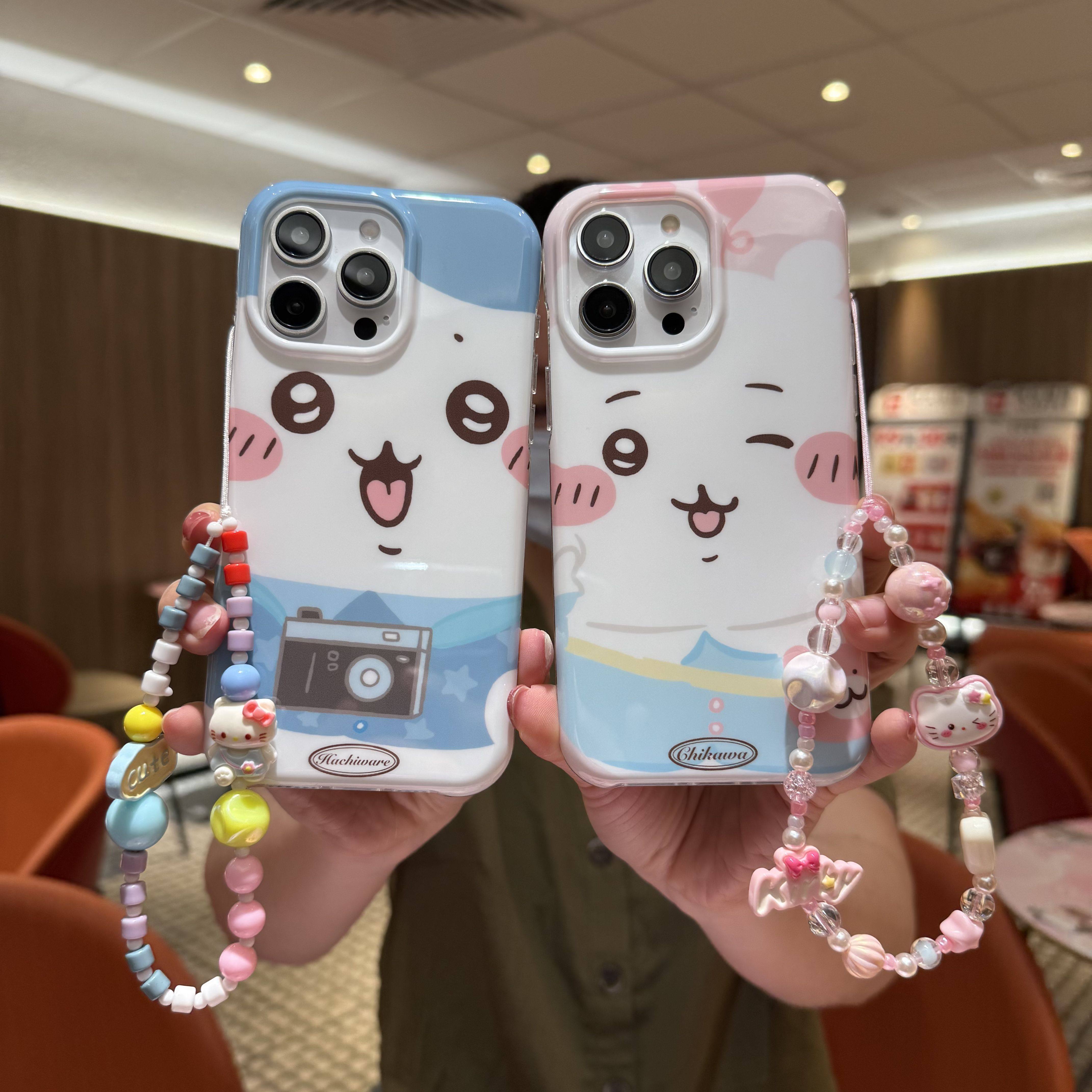 新款吉伊卡哇小八照相机适用iPhone16ProMax手机壳趣味可爱吉伊苹果14pro软壳15保护套网红凯蒂猫16P外壳全包